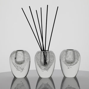 Trio of Bubbly Diffuser Vases