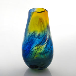 Pair of Blue Coast Vases