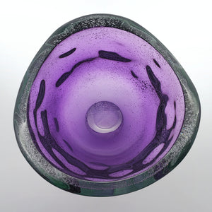 Carved Rim Free Form Bowl