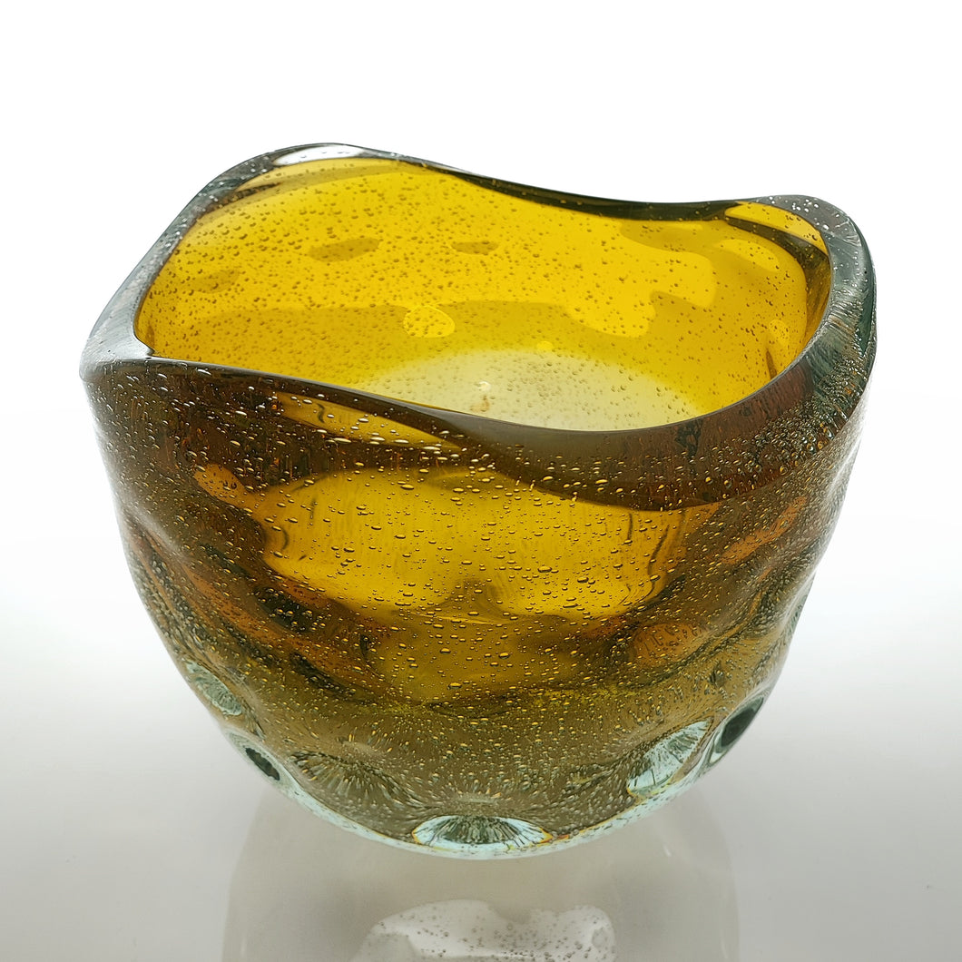 Carved Rim Free Form Bowl