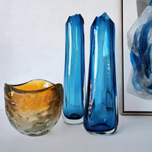 Load image into Gallery viewer, Tall Crystal Cut Vases
