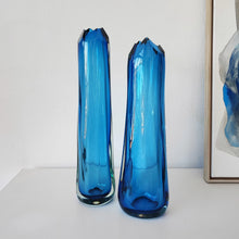 Load image into Gallery viewer, Tall Crystal Cut Vases
