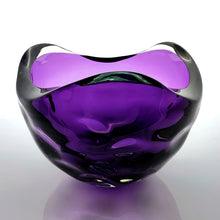 Load image into Gallery viewer, Carved Rim Free Form Bowl
