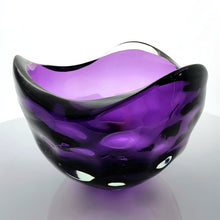 Load image into Gallery viewer, Carved Rim Free Form Bowl
