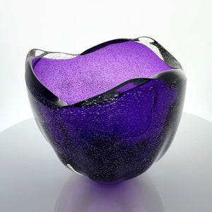 Carved Rim Free Form Bowl
