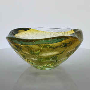 Carved Rim Sculpted Bowl