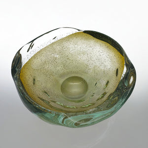 Carved Rim Sculpted Bowl