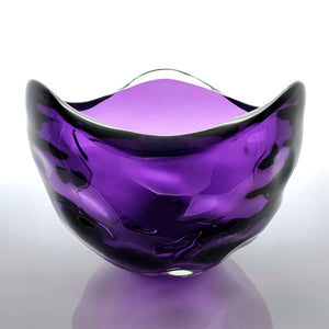 Carved Rim Free Form Bowl