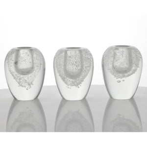 Trio of Bubbly Diffuser Vases