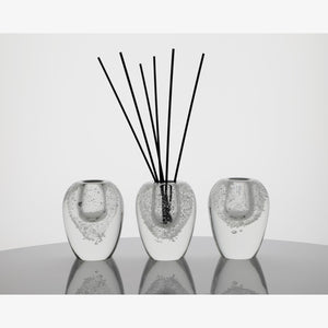 Trio of Bubbly Diffuser Vases