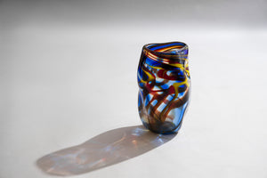Multicoloured Organic Vase