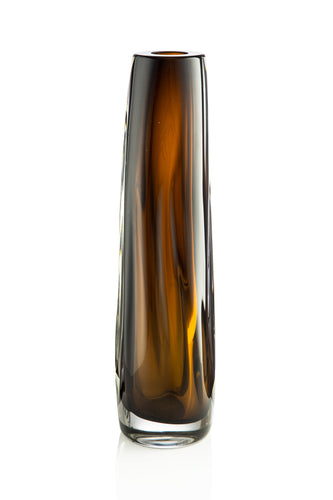 Tall Chunky Vase - David Reade Glass Art