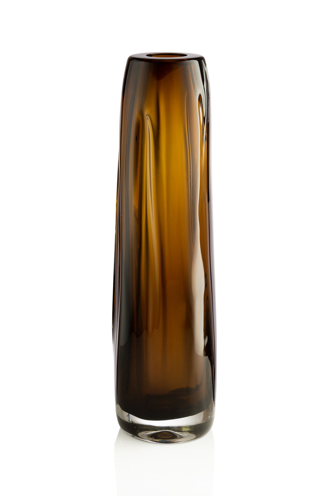 Tall Chunky Vase - David Reade Glass Art