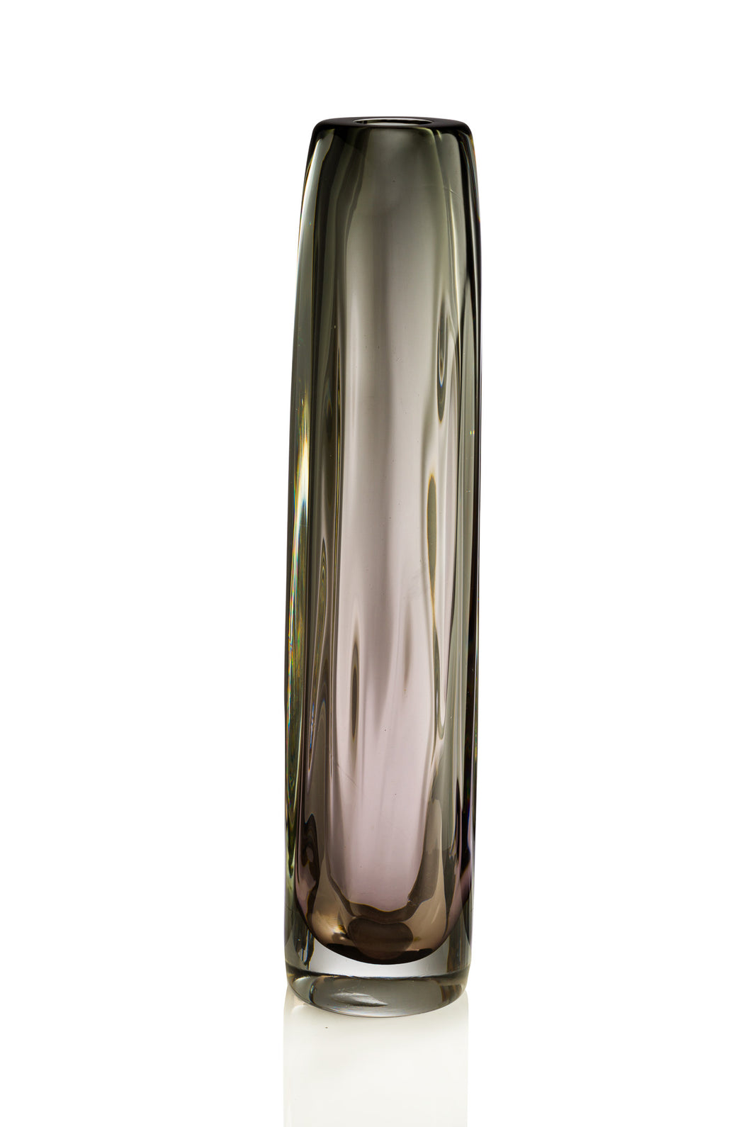 Tall Chunky Vase - David Reade Glass Art