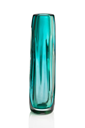 Tall Chunky Vase - David Reade Glass Art