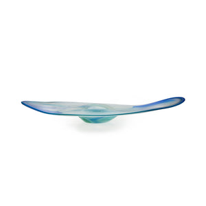 Free Form Oval Platter - David Reade Glass Art