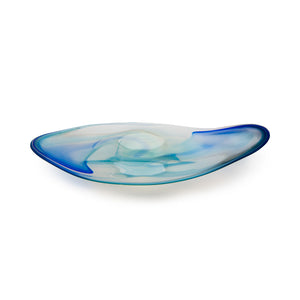 Free Form Oval Platter - David Reade Glass Art