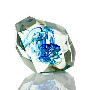 Glacier Cut Objet - David Reade Glass Art