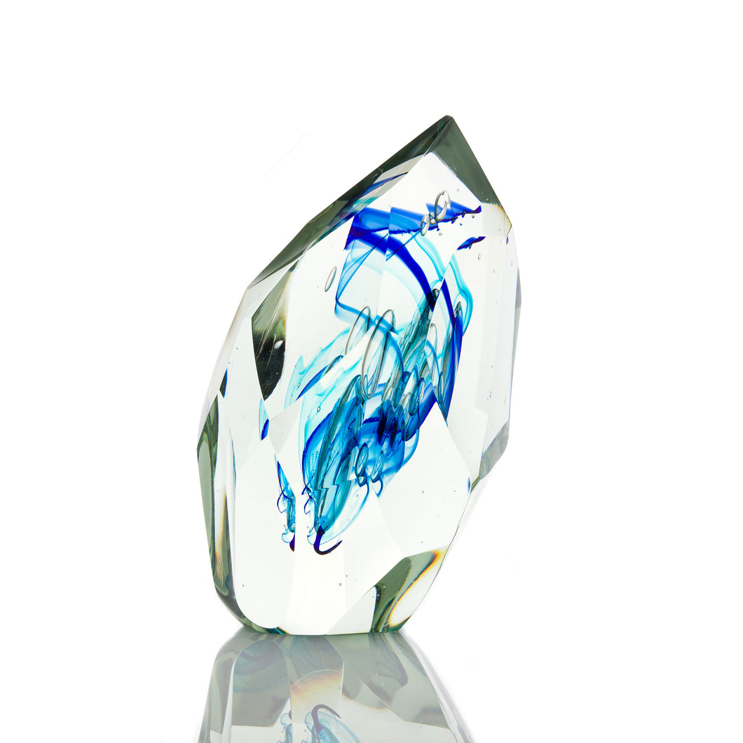 Glacier Cut Objet - David Reade Glass Art