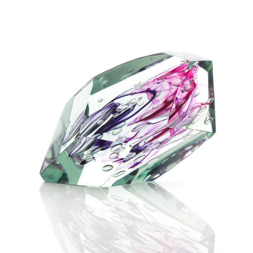 Glacier Cut Objet - David Reade Glass Art