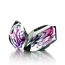 Load image into Gallery viewer, Glacier Cut Objet - glass Sculpture by David Reade Glass Art
