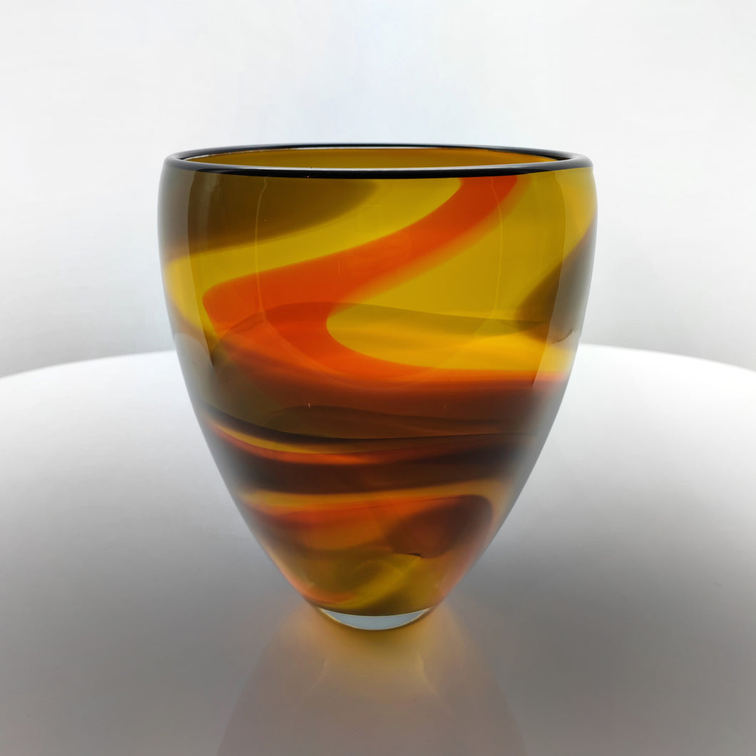 Free Form Oval Vase