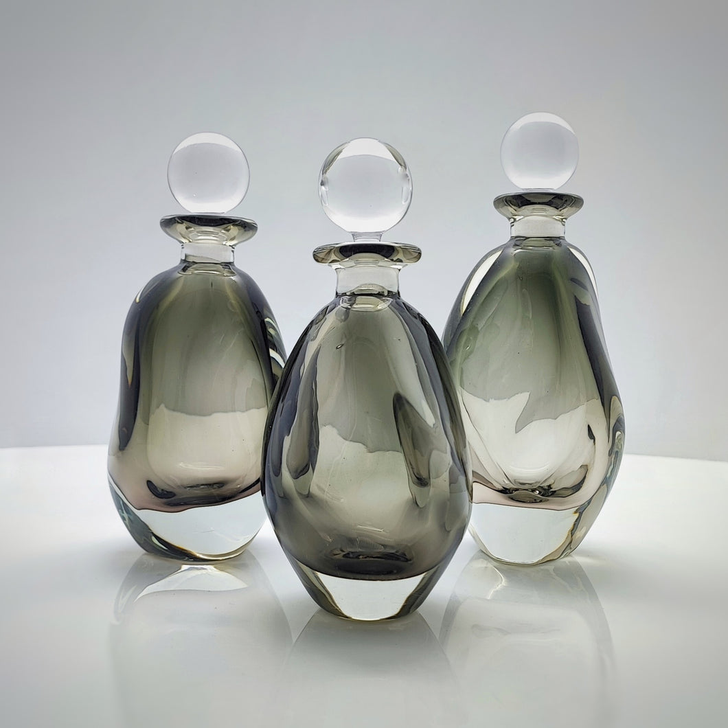 Trio of Twist Perfume Bottles