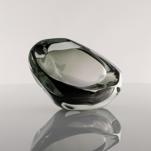 Carved Rim Objet Vessel